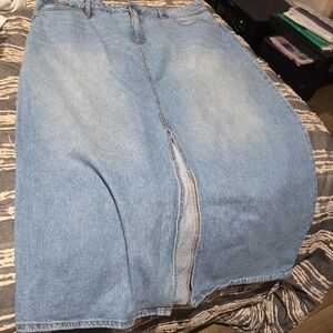 Ava & Viv Light Blue Denim Skirt